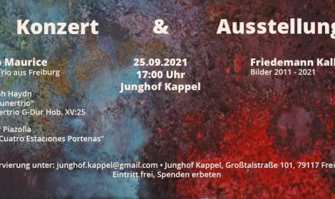 Konzert & Ausstellung, 25. September 2021