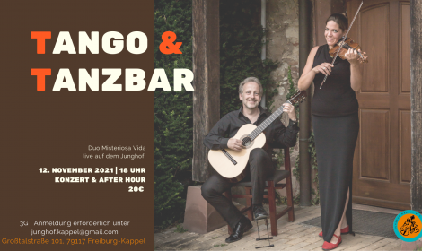 *ENTFÄLLT!!!* Tango & Tanzbar 12. November 2021
