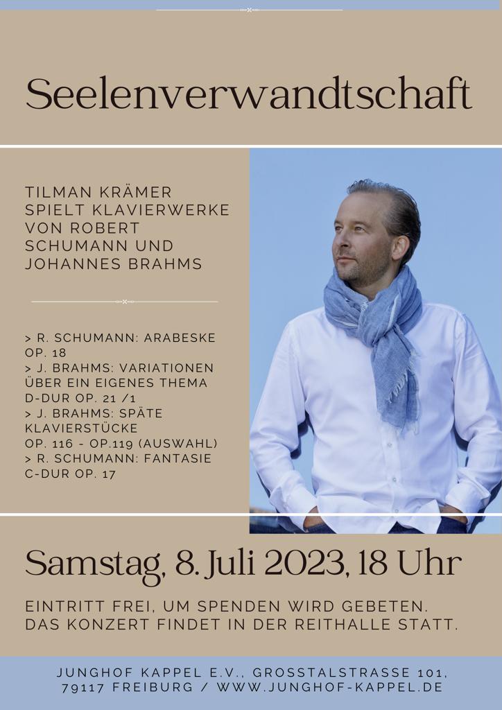 Klavierkonzert mit Tilman Krämer am 08.07.2023 18:00