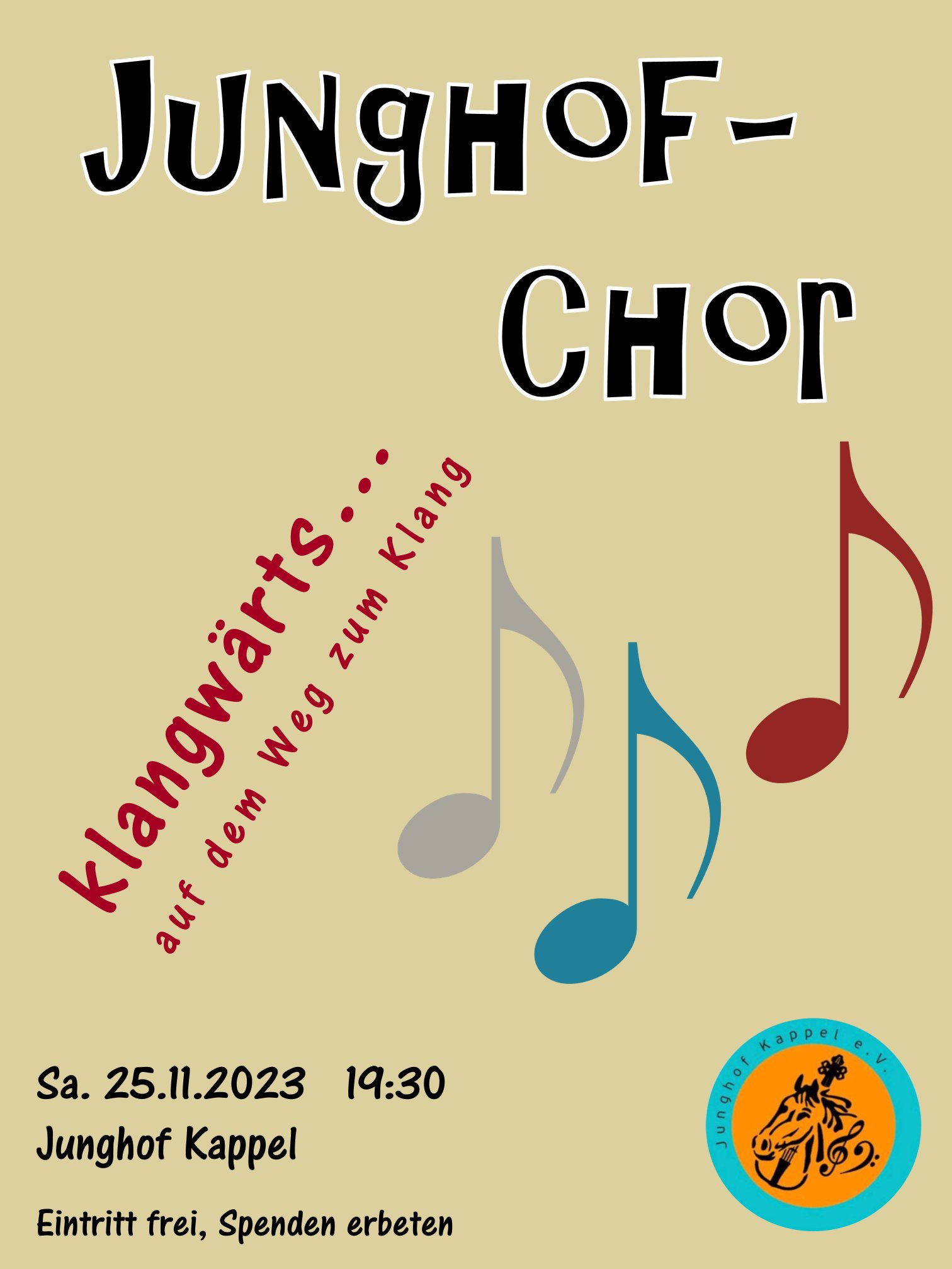 Junghof-Chor am 25.11.2023 um 19:30