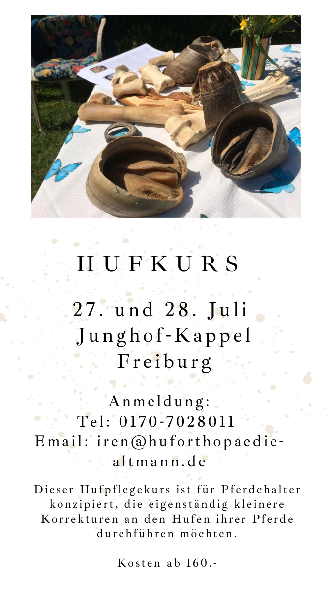 Hufkurs - 27./28.07.2024 